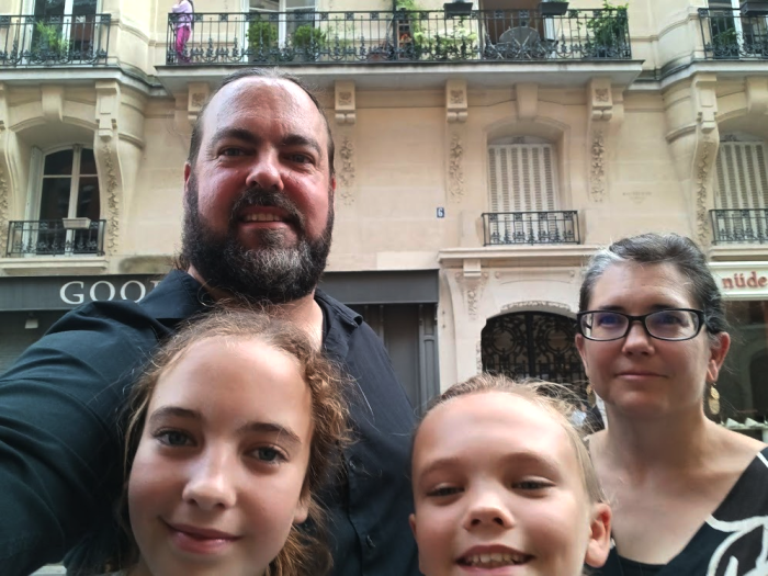 The Angove family, Philip & Amy, Gabrielle & Jamison.